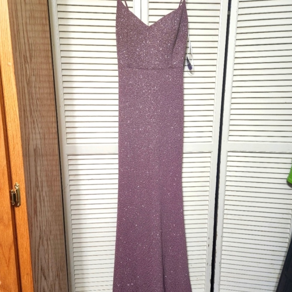 Windsor lavender gown, floor length.